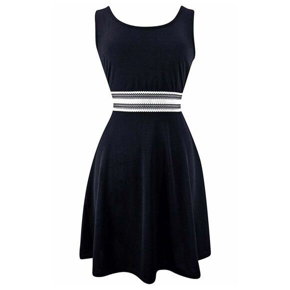 Sleeveless Summer Skater Dress - Picture 6 of 8